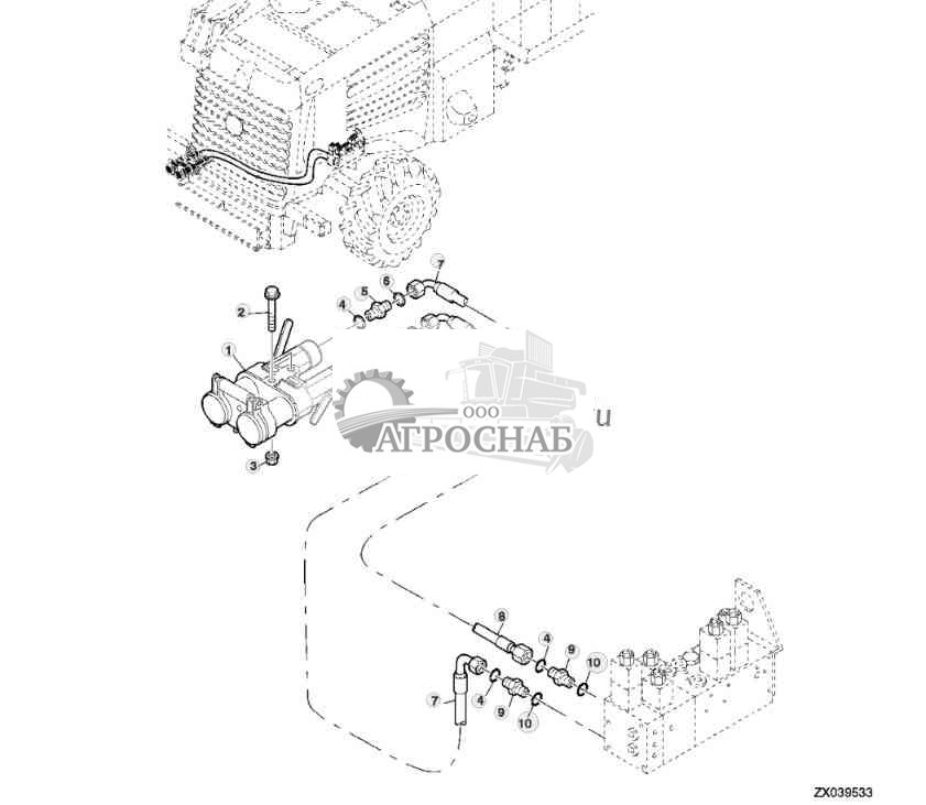 Гидравлические шланги  клапан, разгрузка фургона, высокий расход 